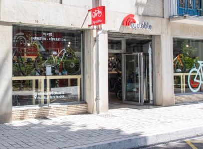 Intérieur magasin de vélos Besançon