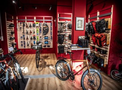 Intérieur magasin de vélos Besançon