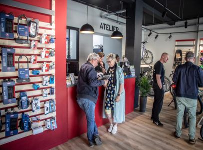Intérieur magasin de vélos Besançon